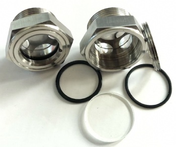 BSP stainless steel oil sight glasses