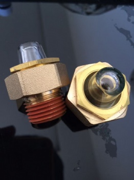 NPT Brass Dome Oil Sight Glass