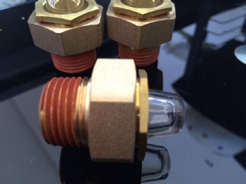 NPT Brass Dome Oil Sight Glass