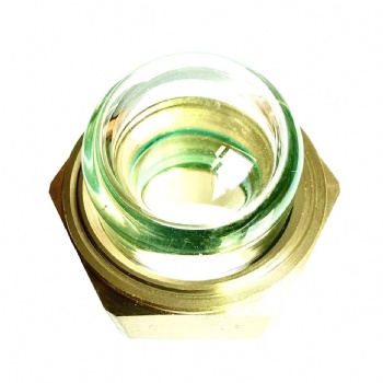 BSP Brass Dome Oil Sight Glass